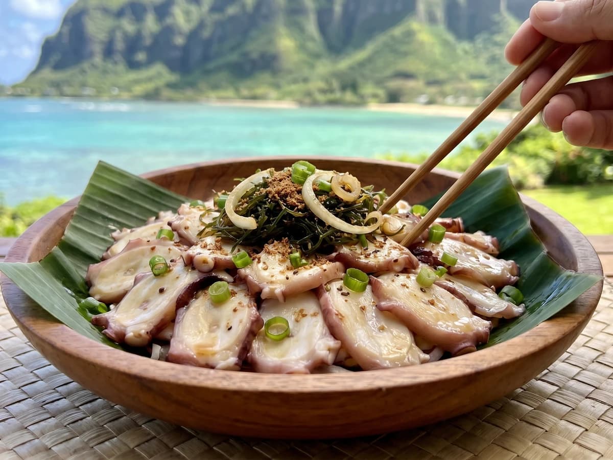 Heʻe Poke (Hawaiian Octopus Poke) - Chef Makoa