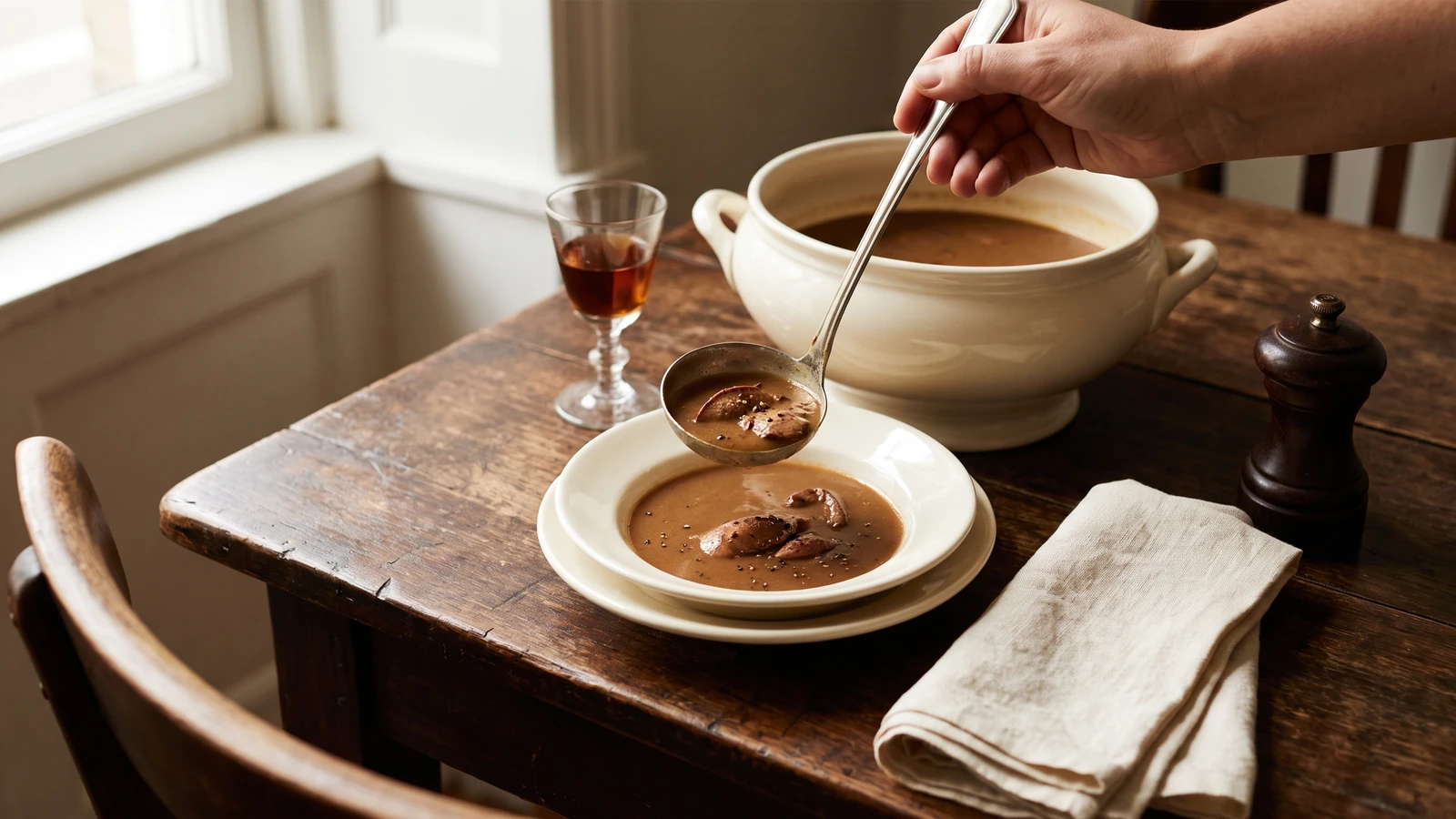 Soupe aux Foies de Volaille