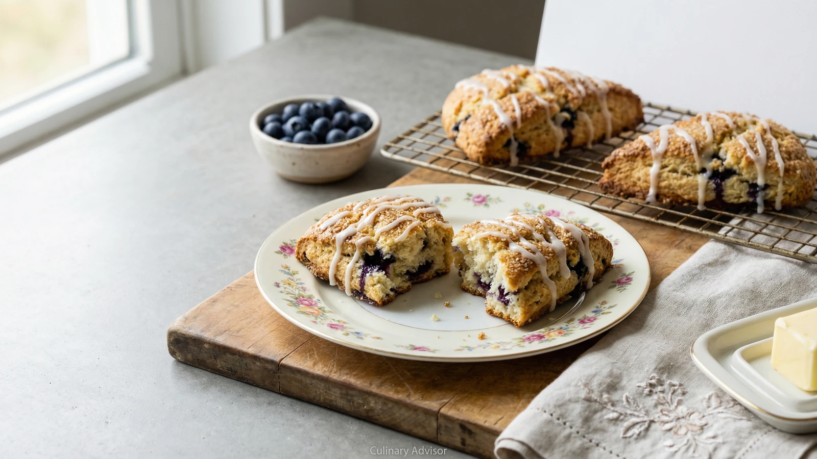 Blueberry Lemon Scones