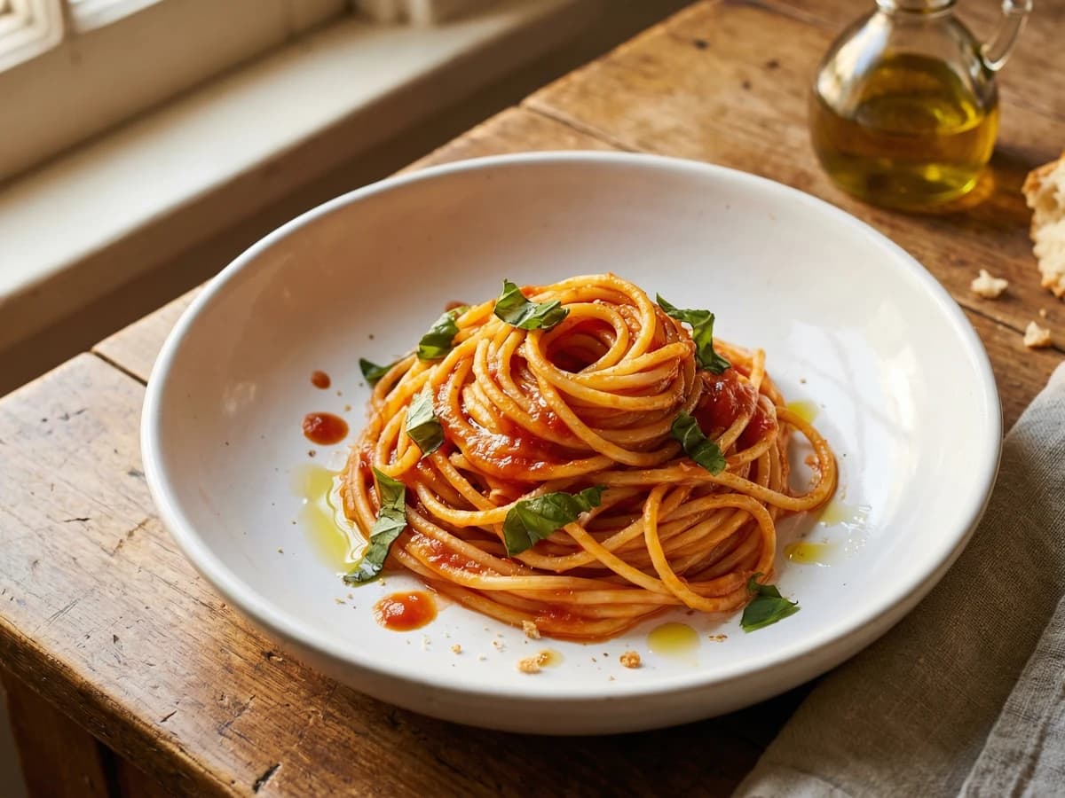 Spaghetti al Pomodoro - Chef Graziella