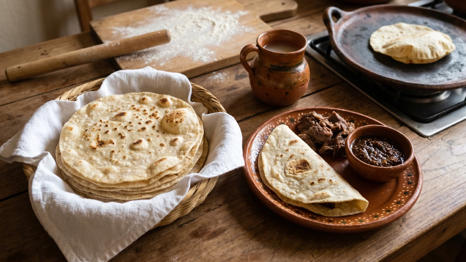 Tortillas de Trigo de la Sierra Hidalguense