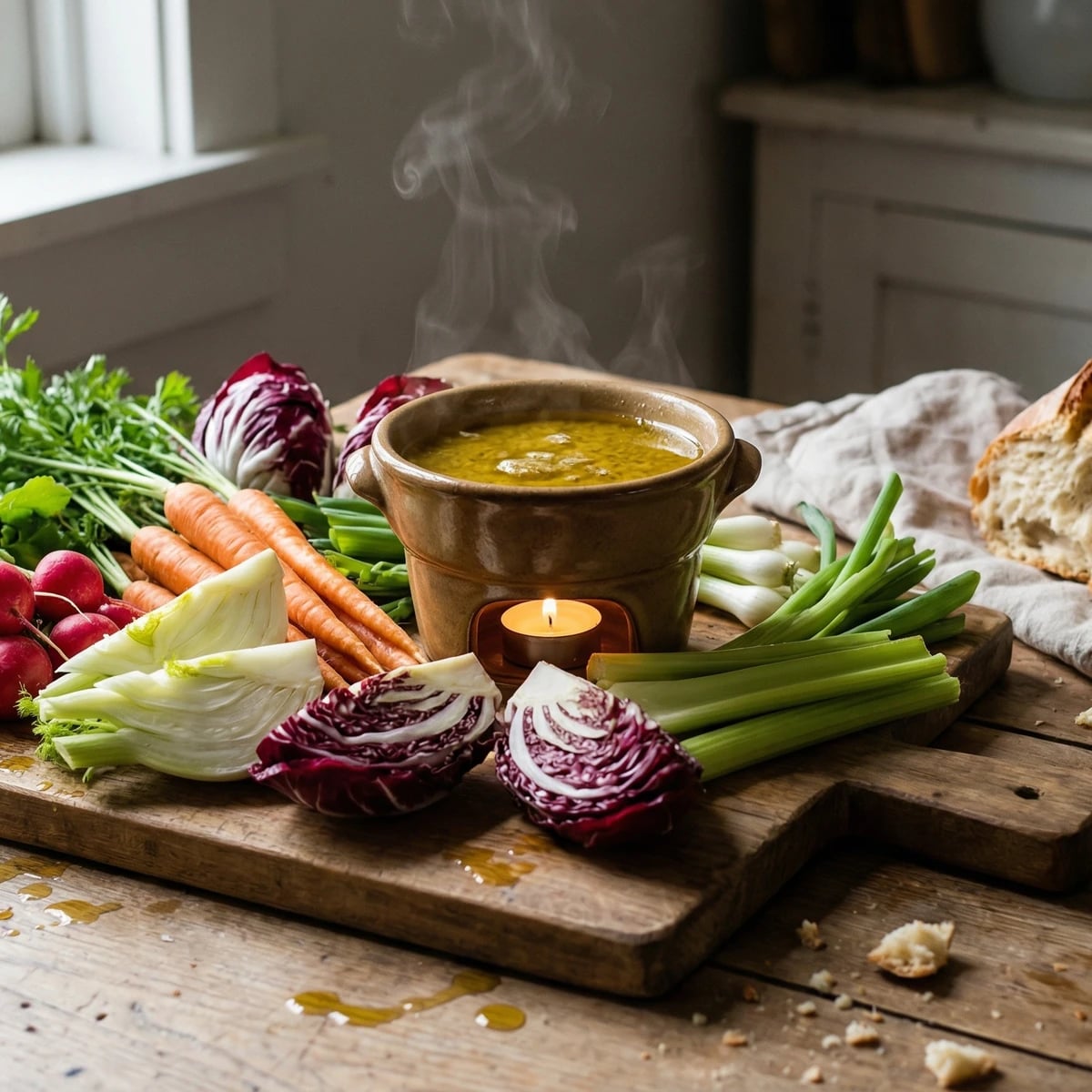 Bagna Cauda with Market Vegetables