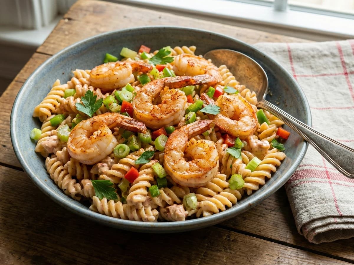 Creole Shrimp and Pasta Salad - Chef Remy