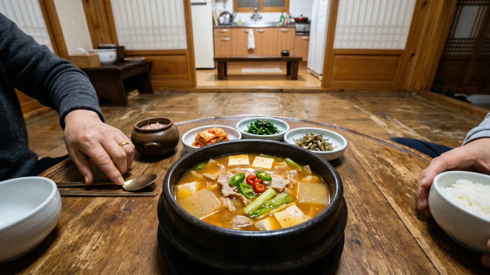 Gamdongjeot-jjigae (Fermented Shrimp Relish Stew)