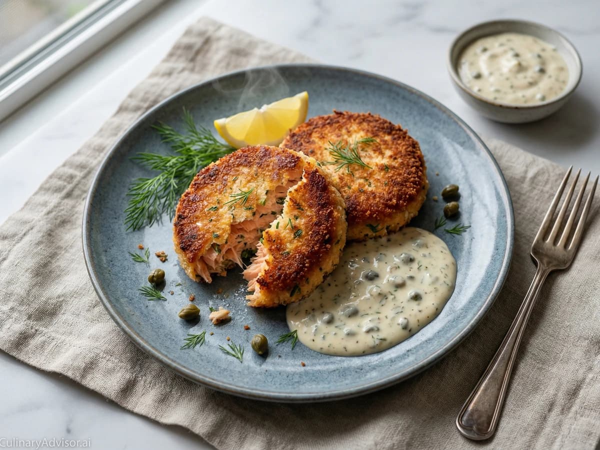 Salmon Cakes with Remoulade - Chef Dean