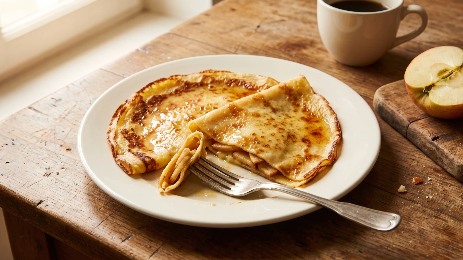 Pancakes à la Normande