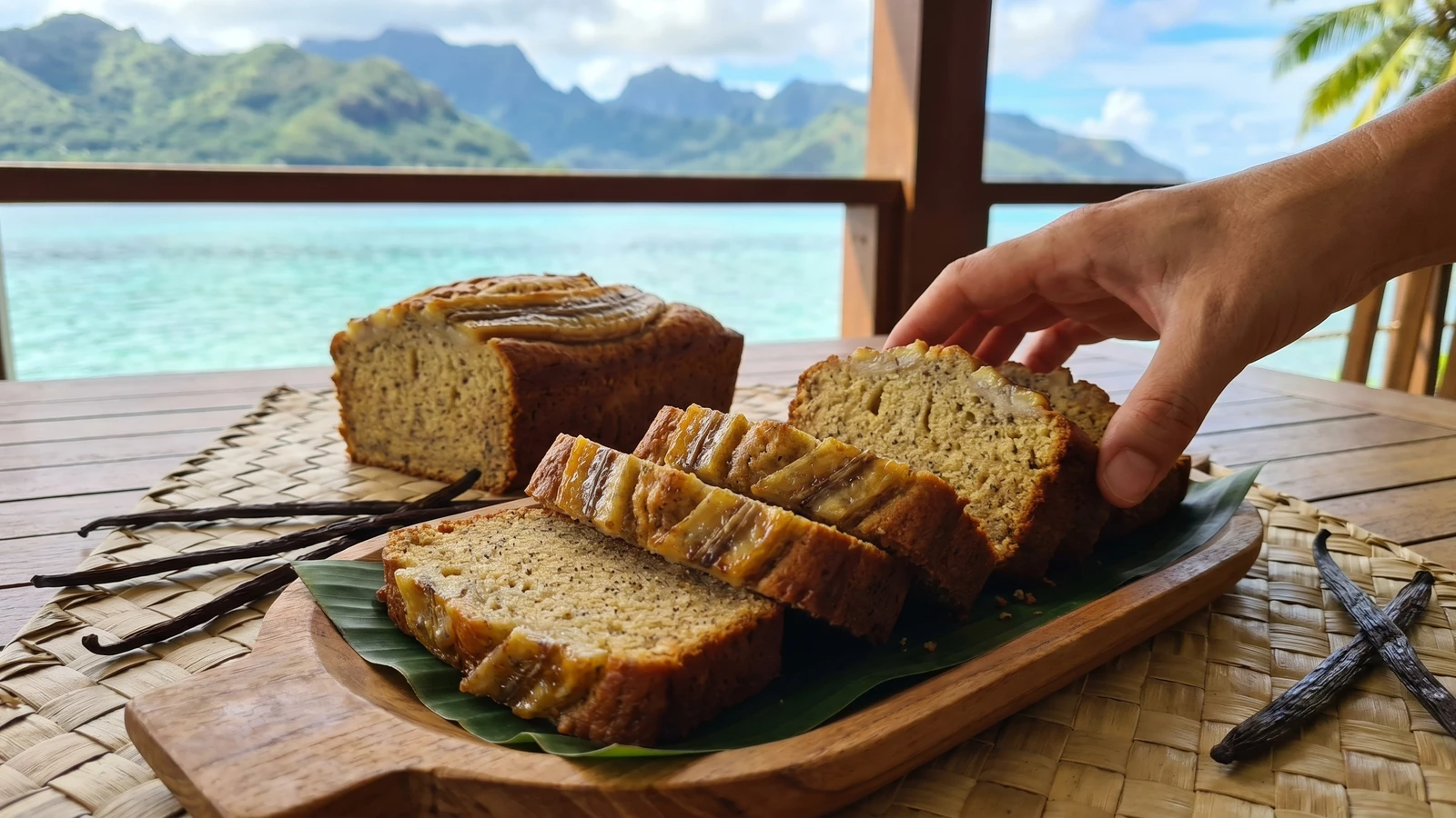 Pain Banane (Tahitian Banana Bread with Tahaʻa Vanilla)