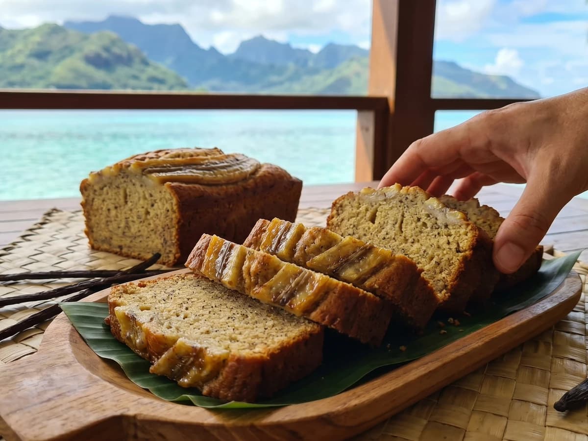Pain Banane (Tahitian Banana Bread with Tahaʻa Vanilla) - Chef Makoa