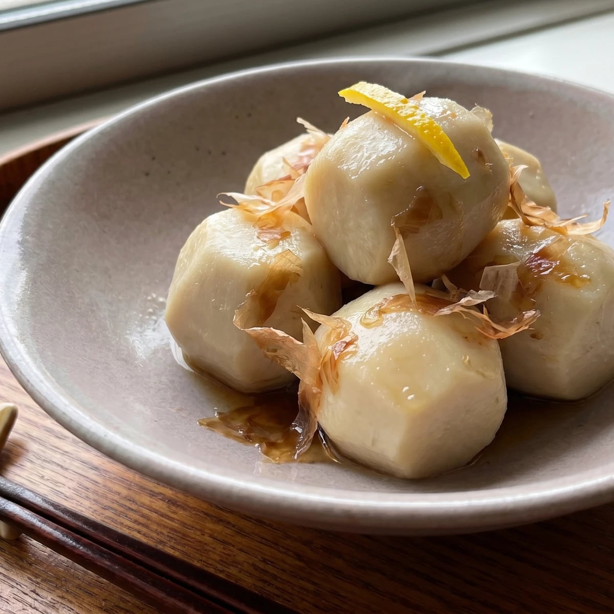Simmered Taro (里芋の煮物, Satoimo no Nimono)
