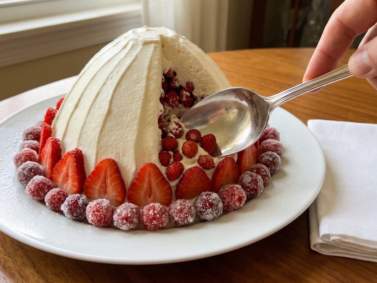 Mont-Blanc aux Fraises - Chef Juliette