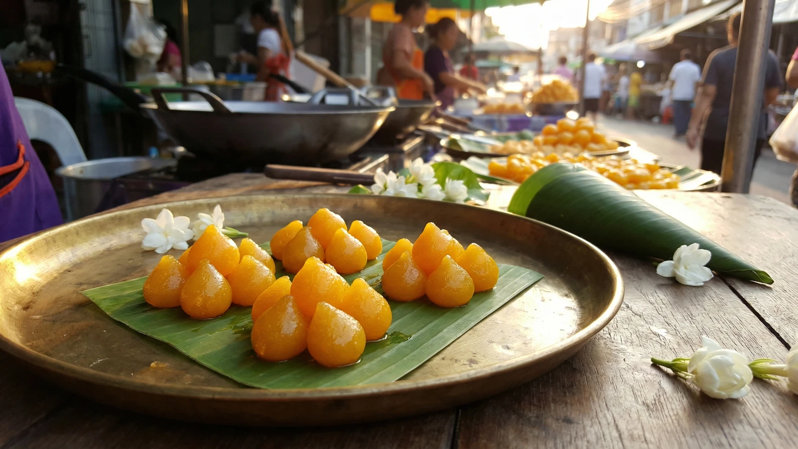 Golden Egg Drops (Thong Yod, ทองหยอด)