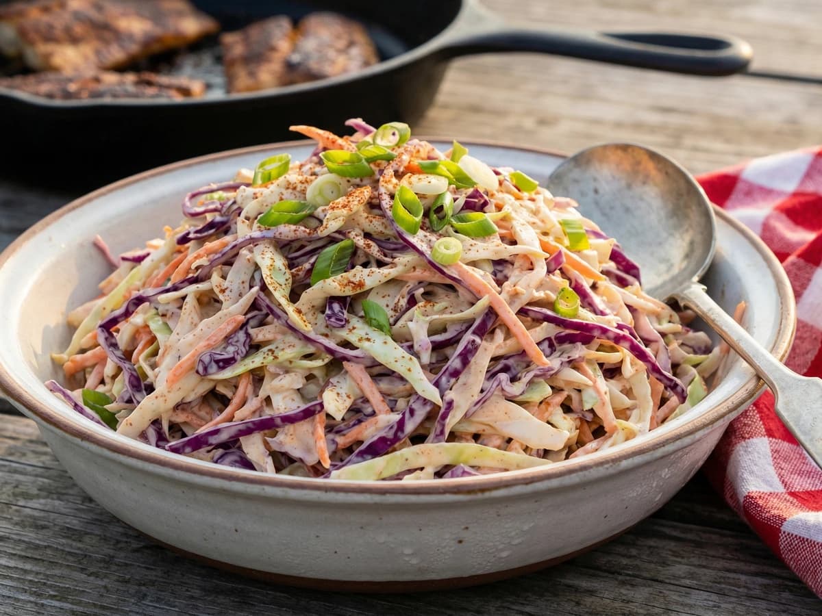 Cajun Coleslaw with Remoulade - Chef Remy