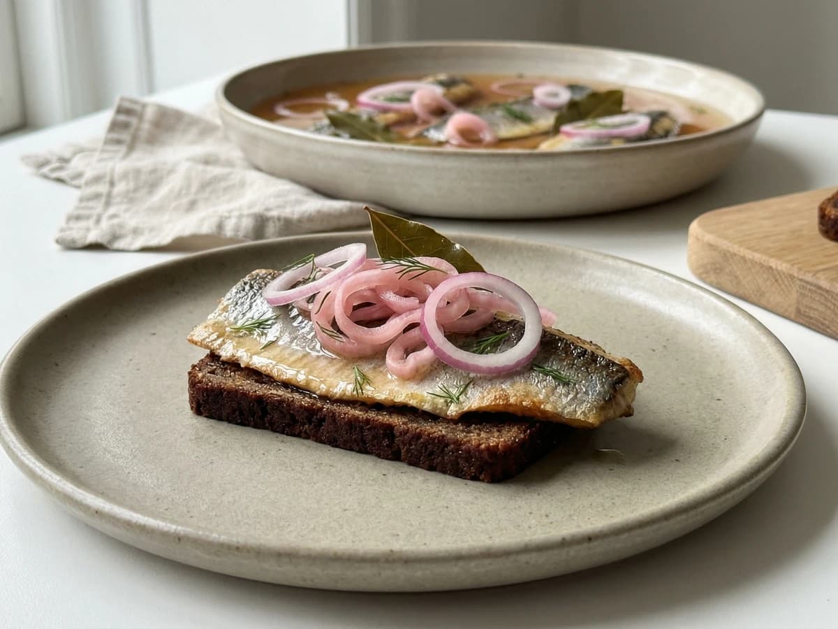 Stegte Sild i Eddike - Chef Freja