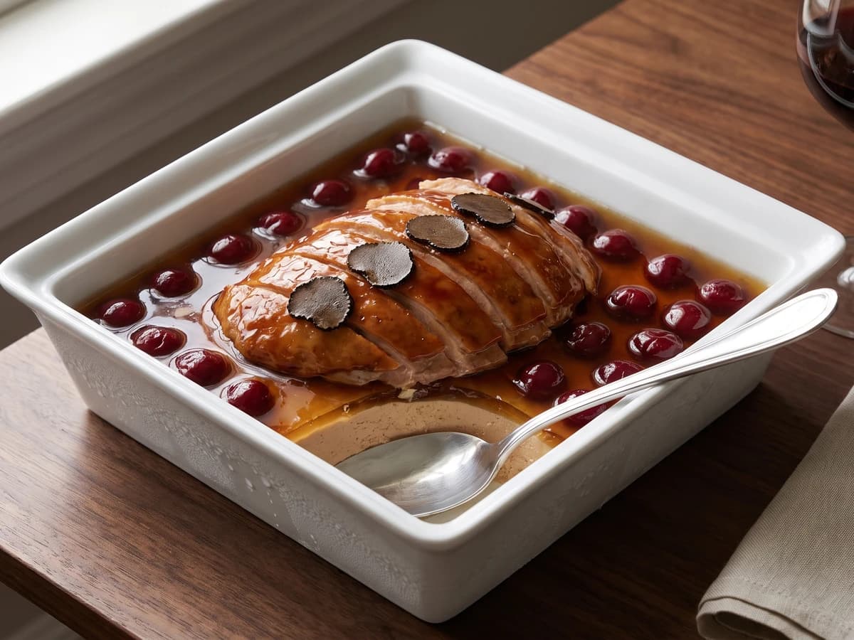 Caneton Glacé aux Cerises