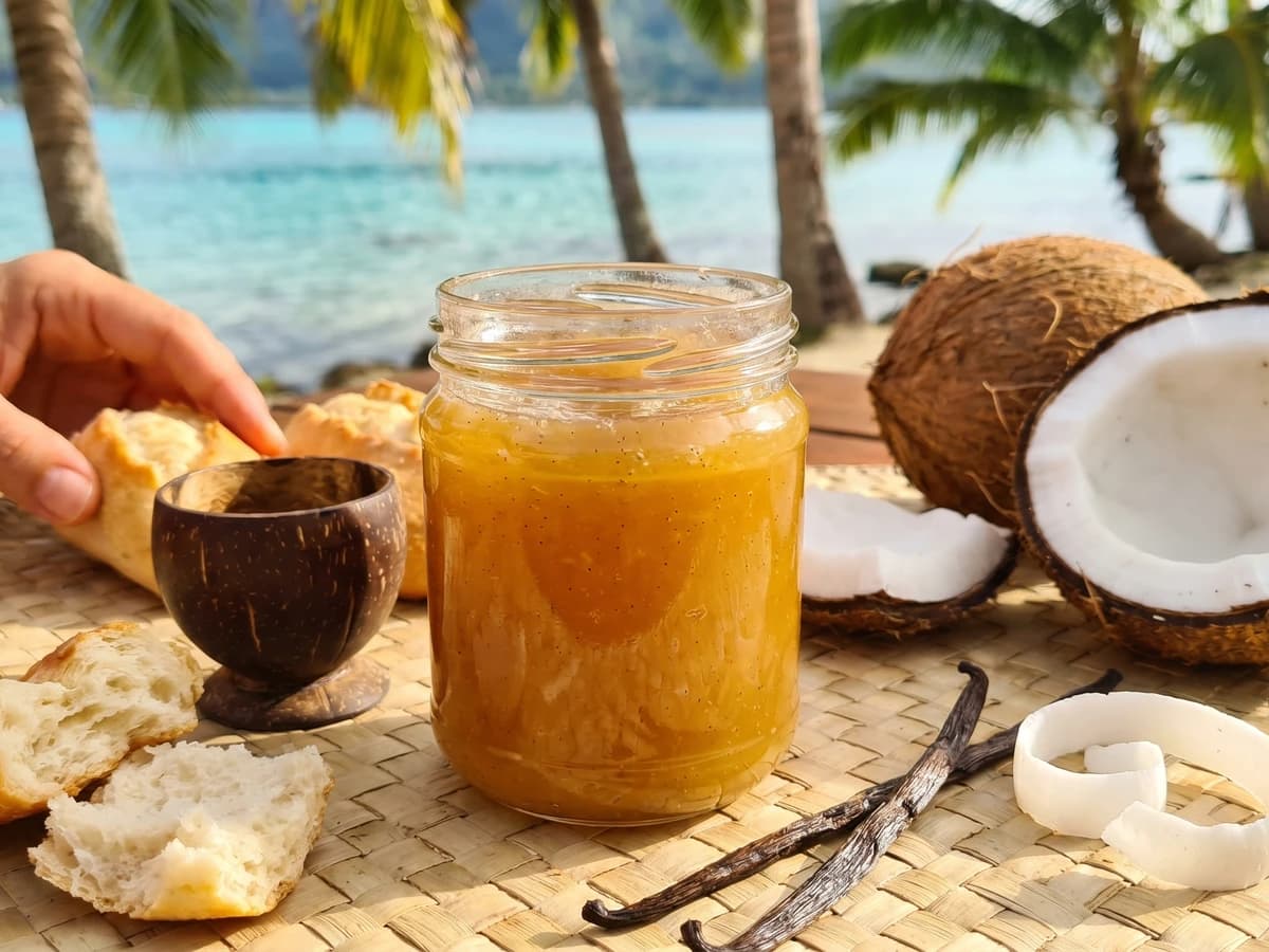 Confiture de Coco (Tahitian Coconut Jam) - Chef Makoa