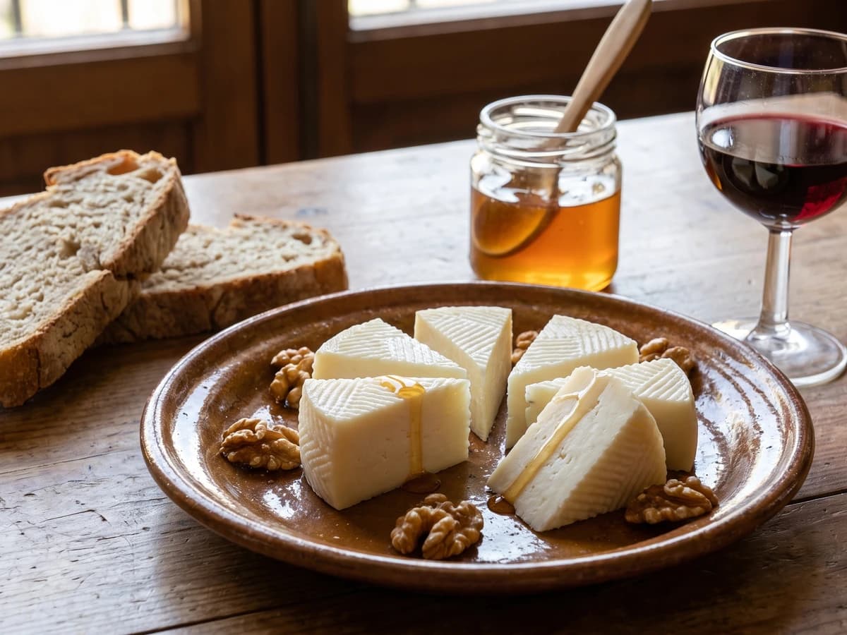 Queso Camerano con Miel y Nueces - Chef Isabel
