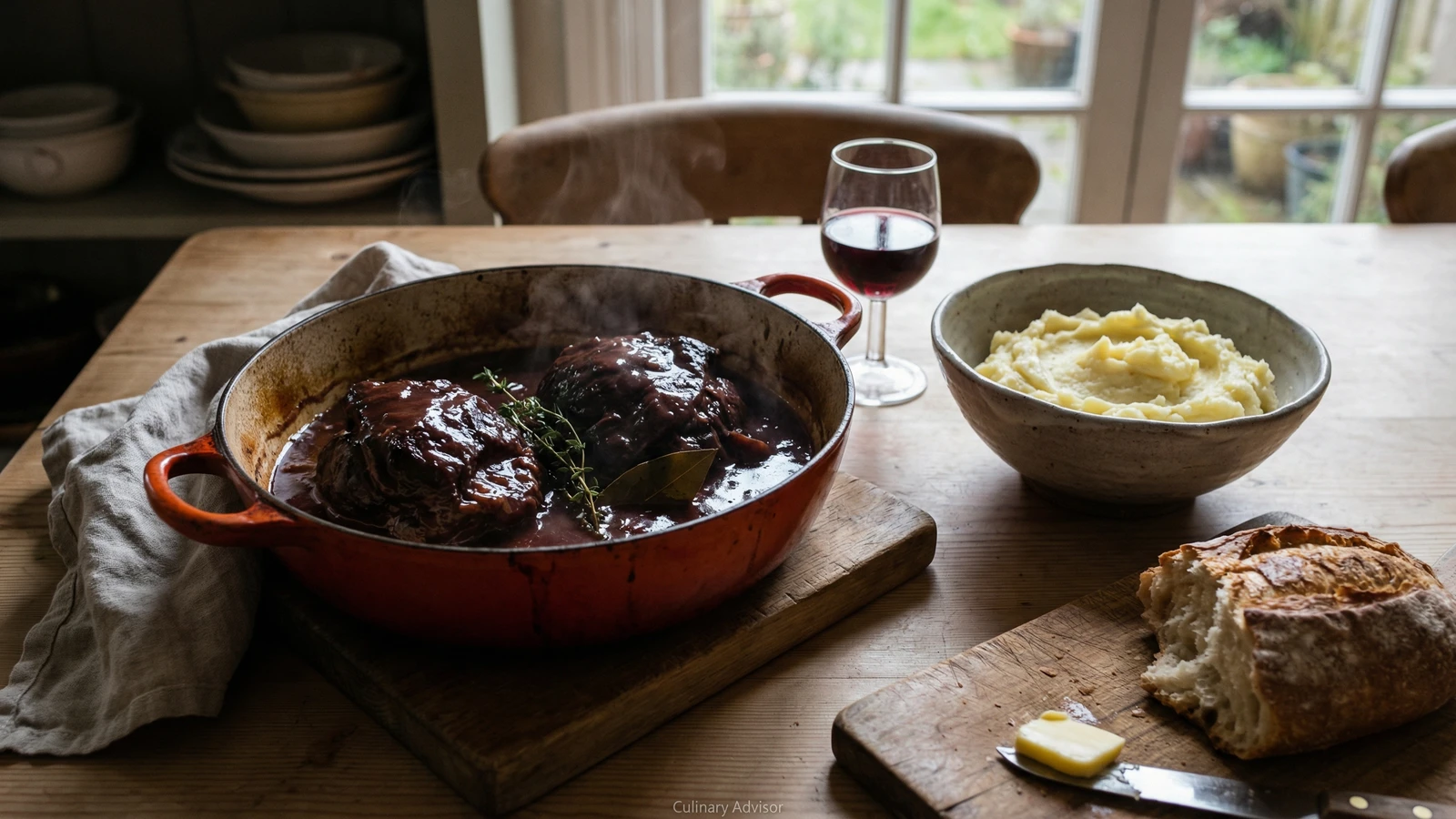 Braised Ox Cheeks