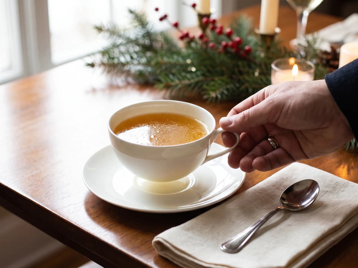 Consommé au Fumet de Perdreau - Chef Juliette