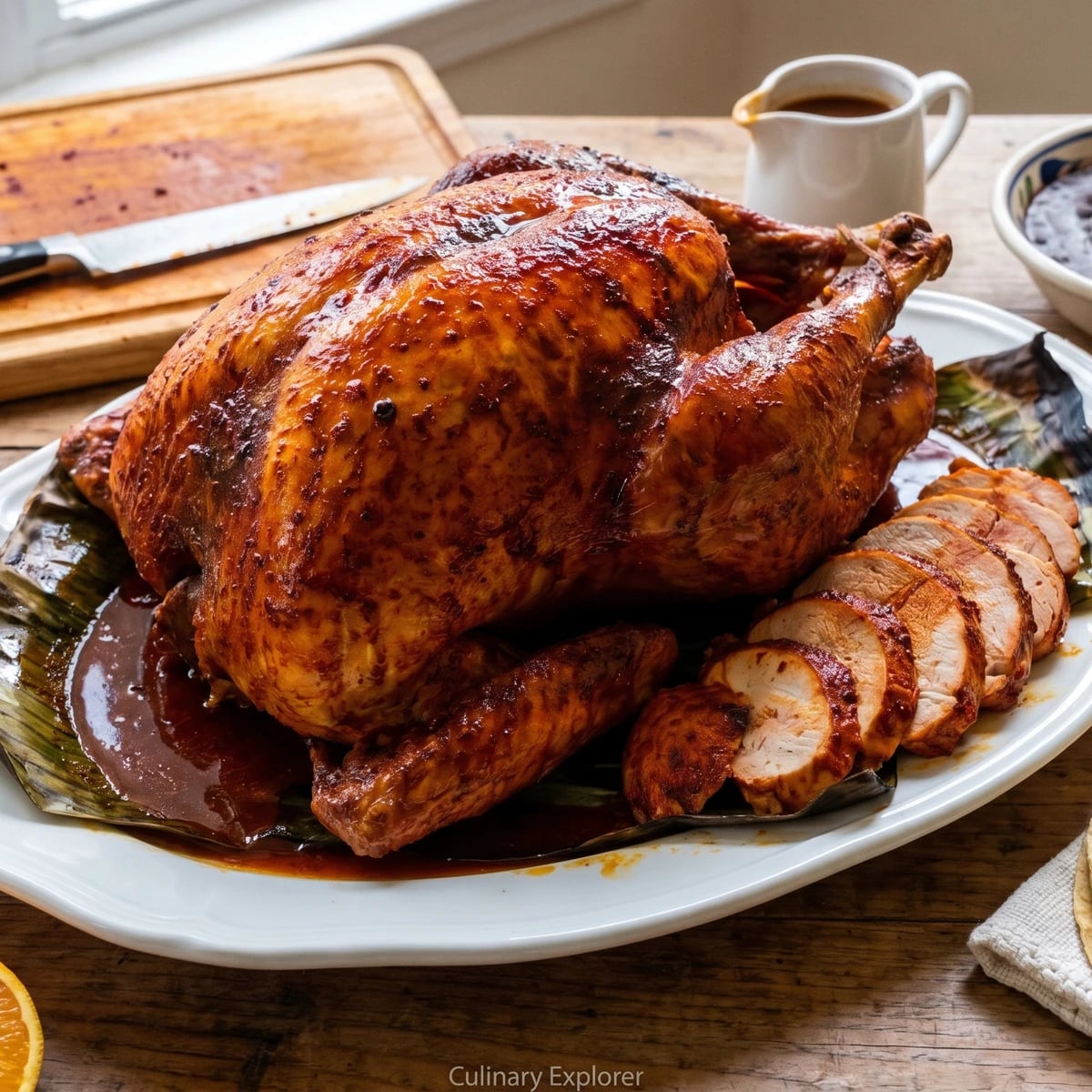 Pavo al Horno con Recado Rojo