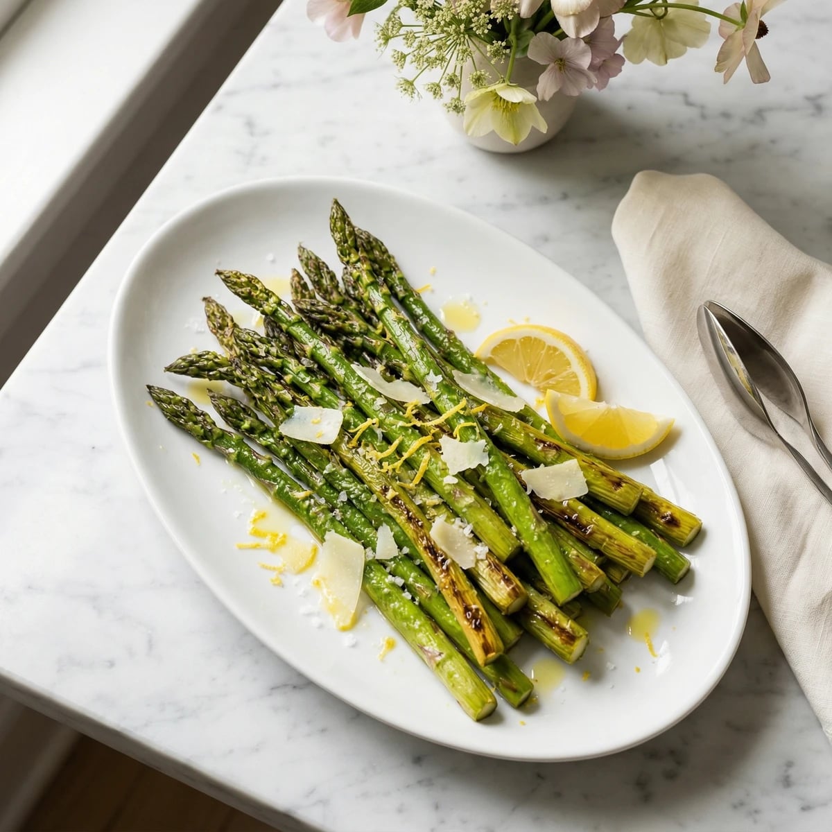 Roasted Asparagus with Lemon