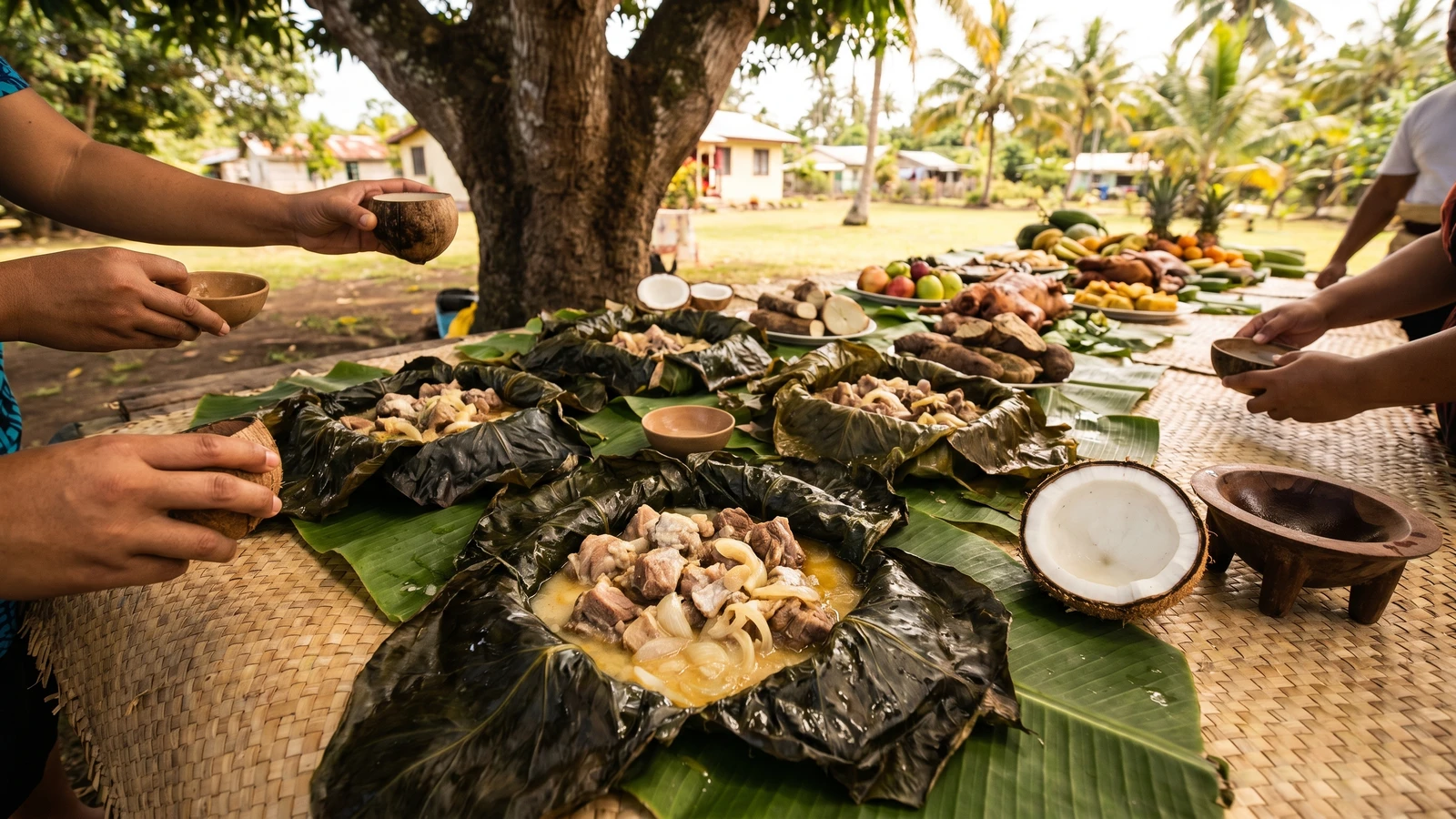 Lū Sipi (Tongan Taro Leaves with Mutton)