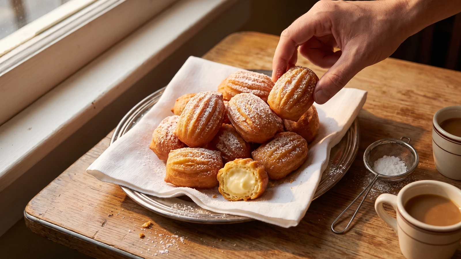 Custard Fritters or Fried Cream