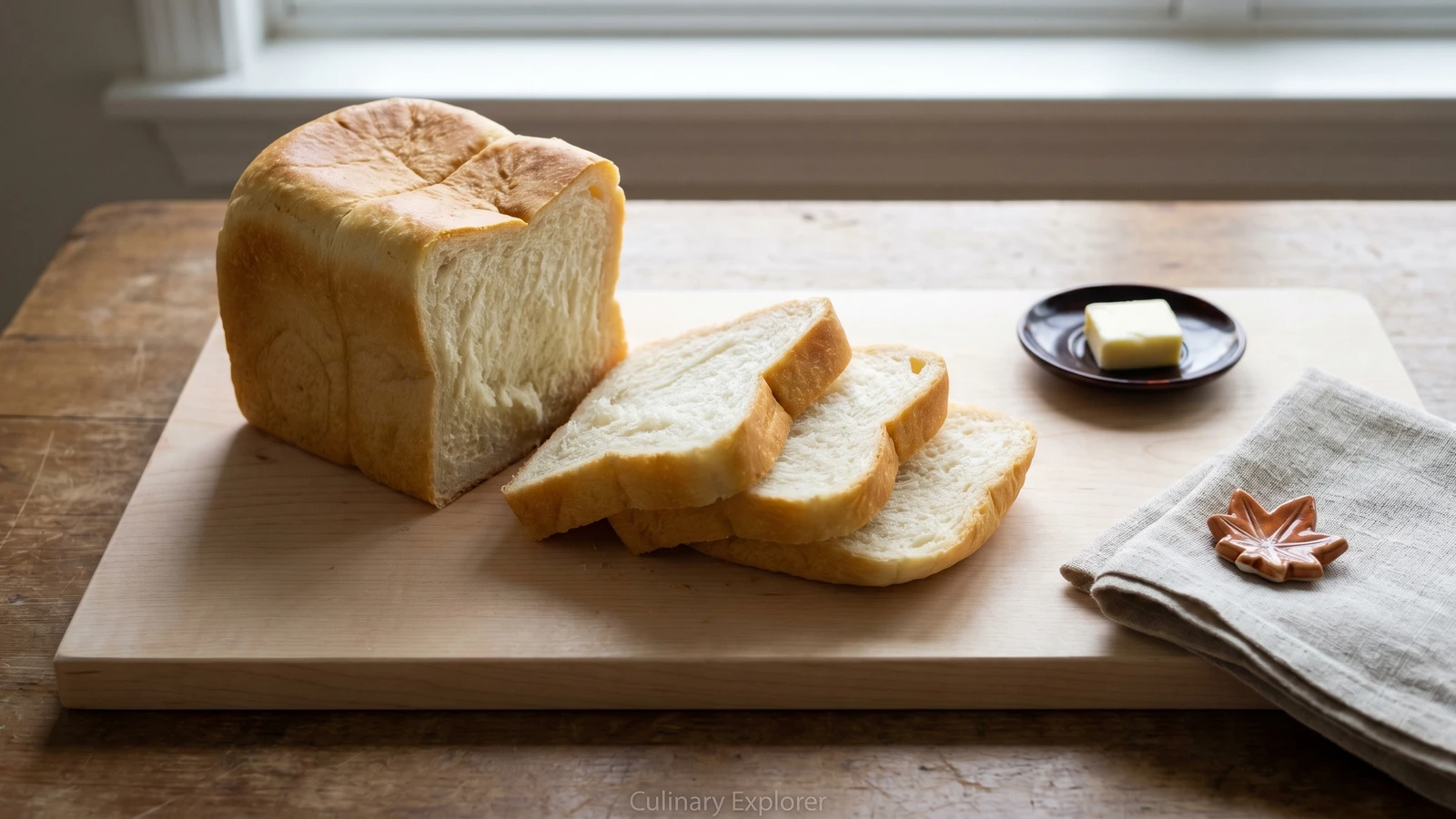 Yamagata Shokupan (山型食パン, mountain-shape loaf)