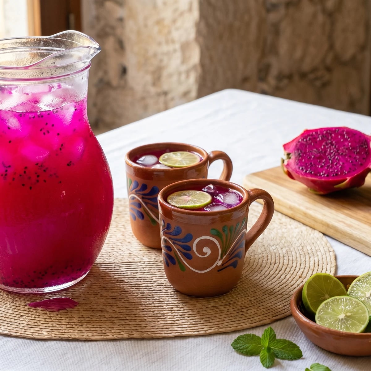 Agua de Pitaya Yucateca
