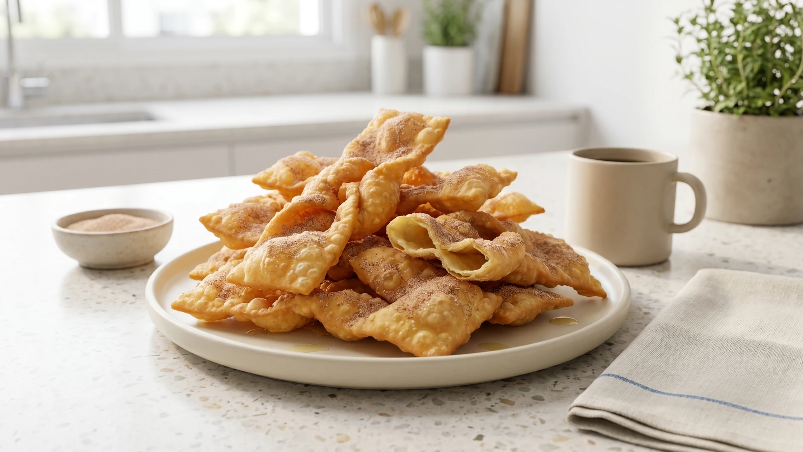 Grostoli (Fried Ribbon Sweet)