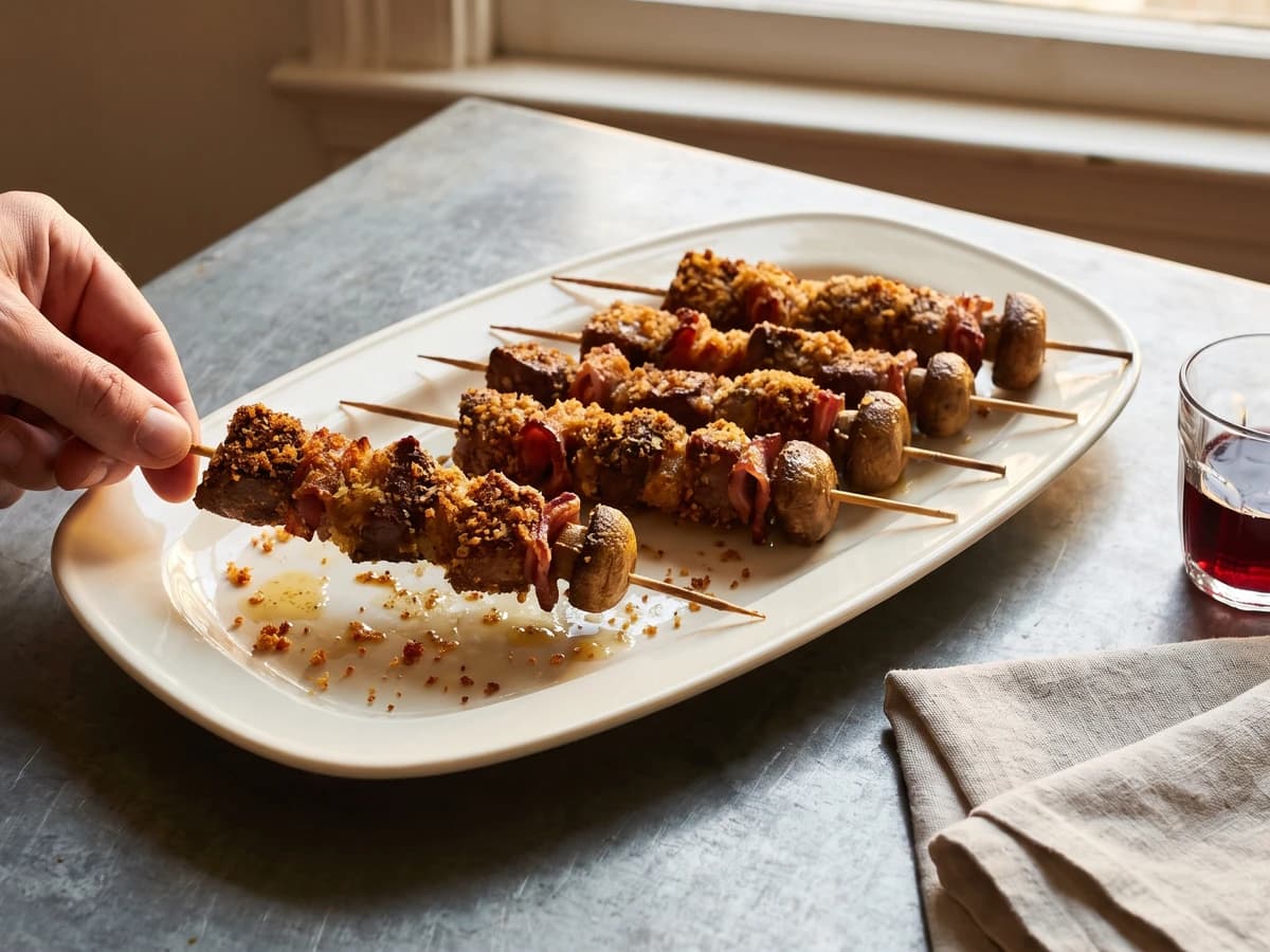 Brochettes de Foies de Volaille - Chef Juliette
