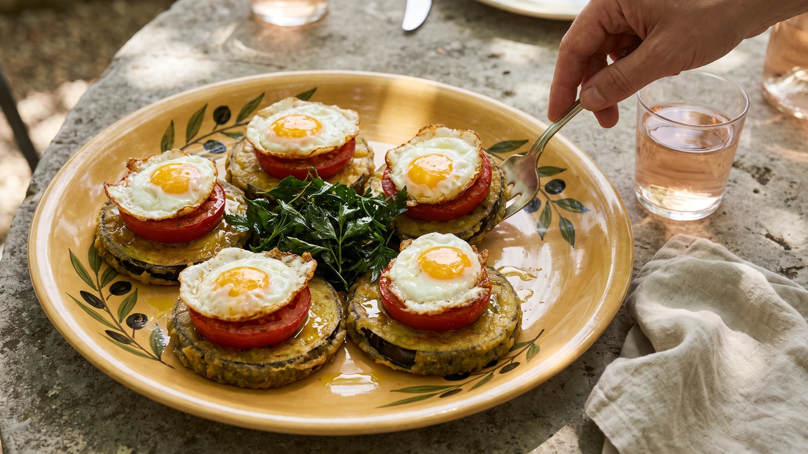 Fried Eggs à la Provençale