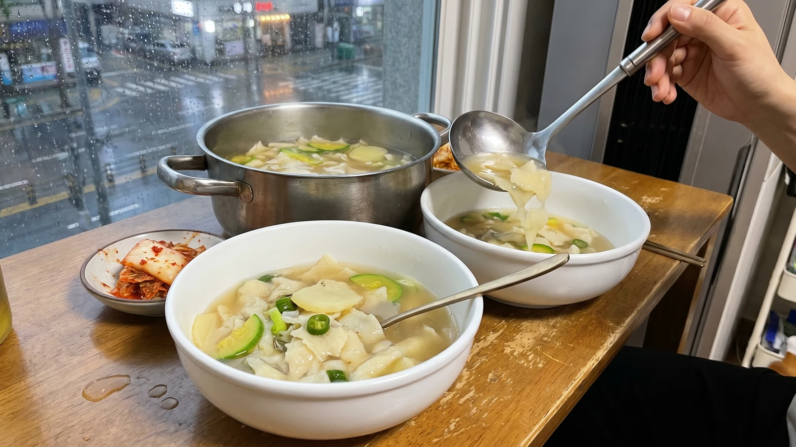 Sujebi (Hand-Torn Dough Soup)