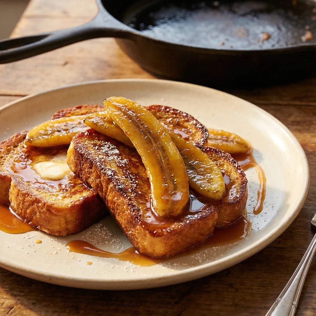 Bananas Foster French Toast