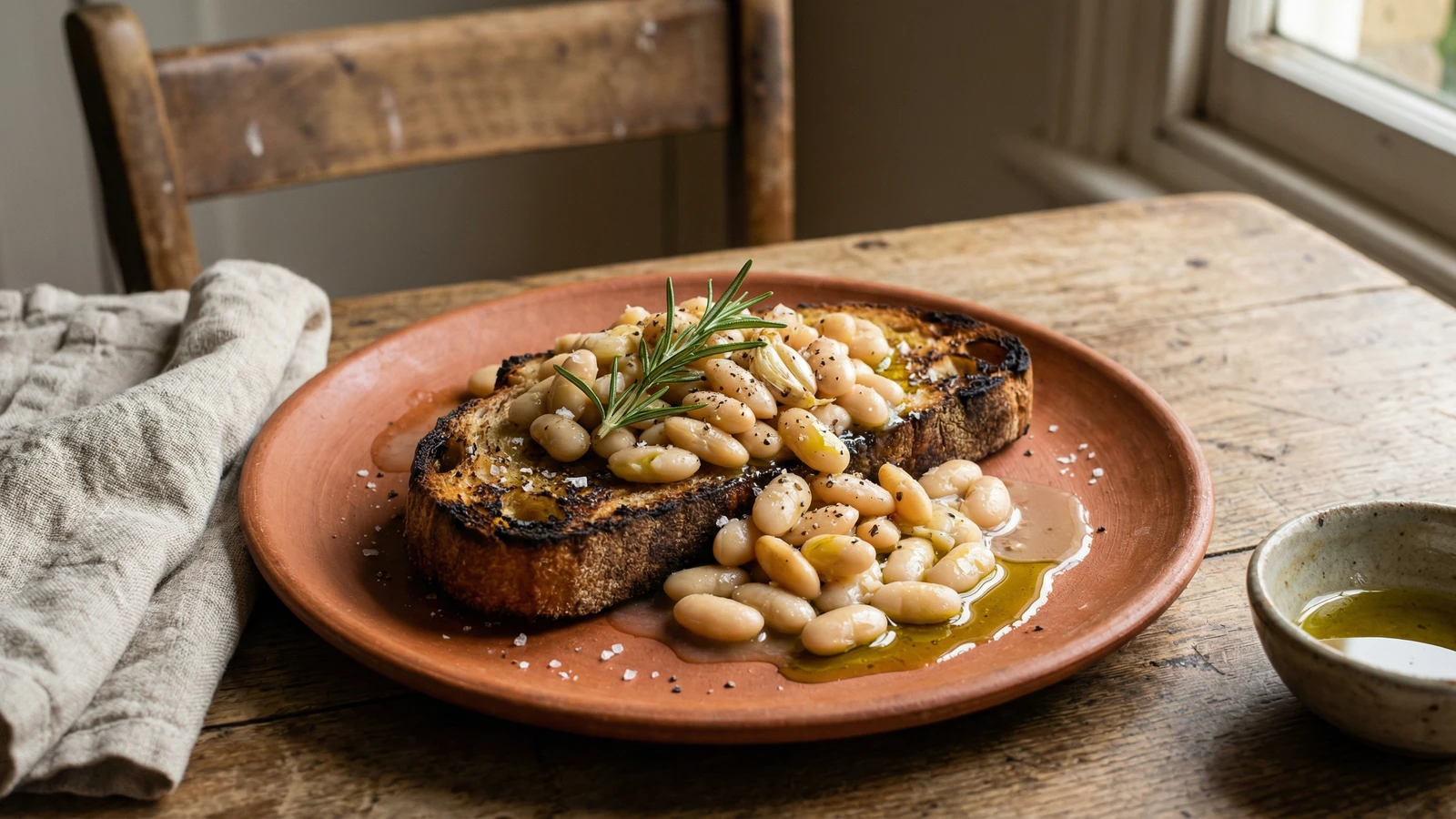 Garden Beans on Toast