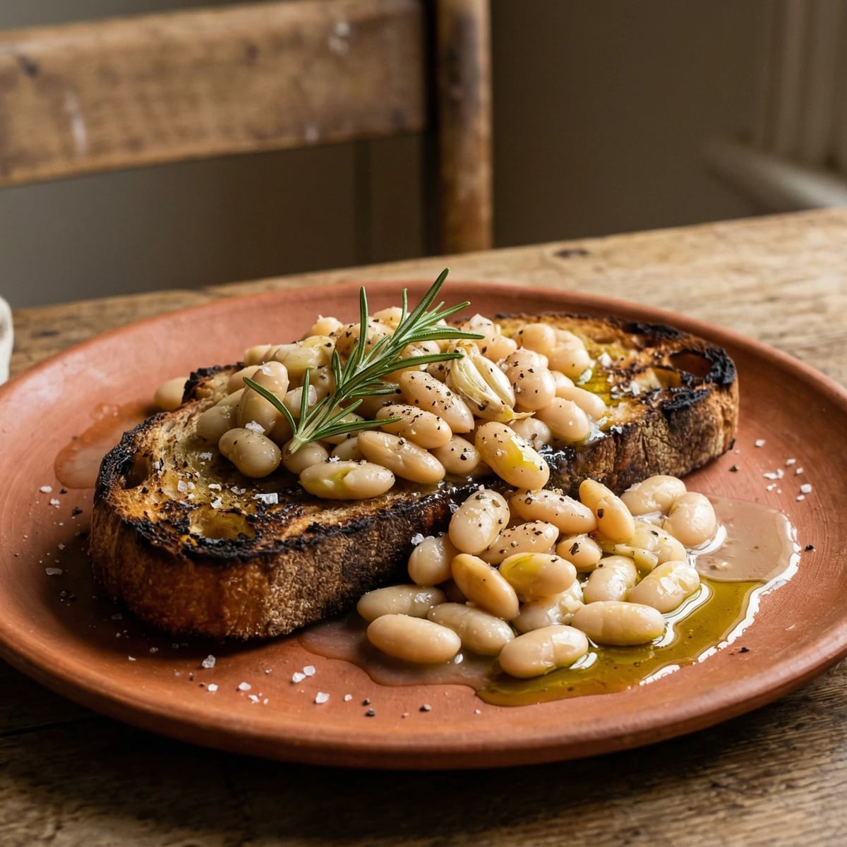 Garden Beans on Toast