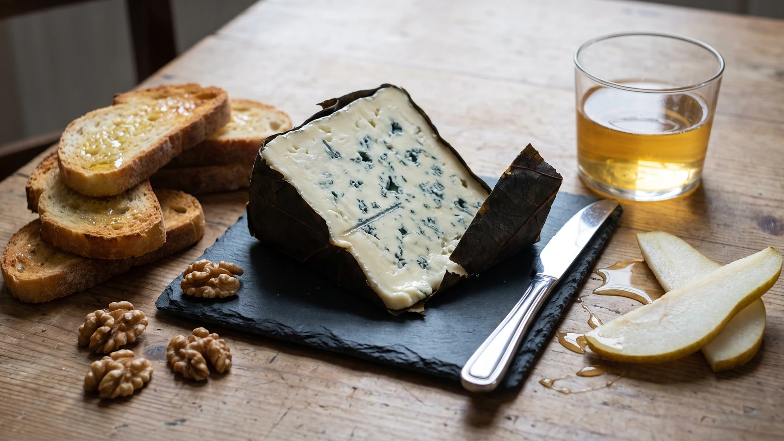 Queso de Valdeón con Pan y Nueces