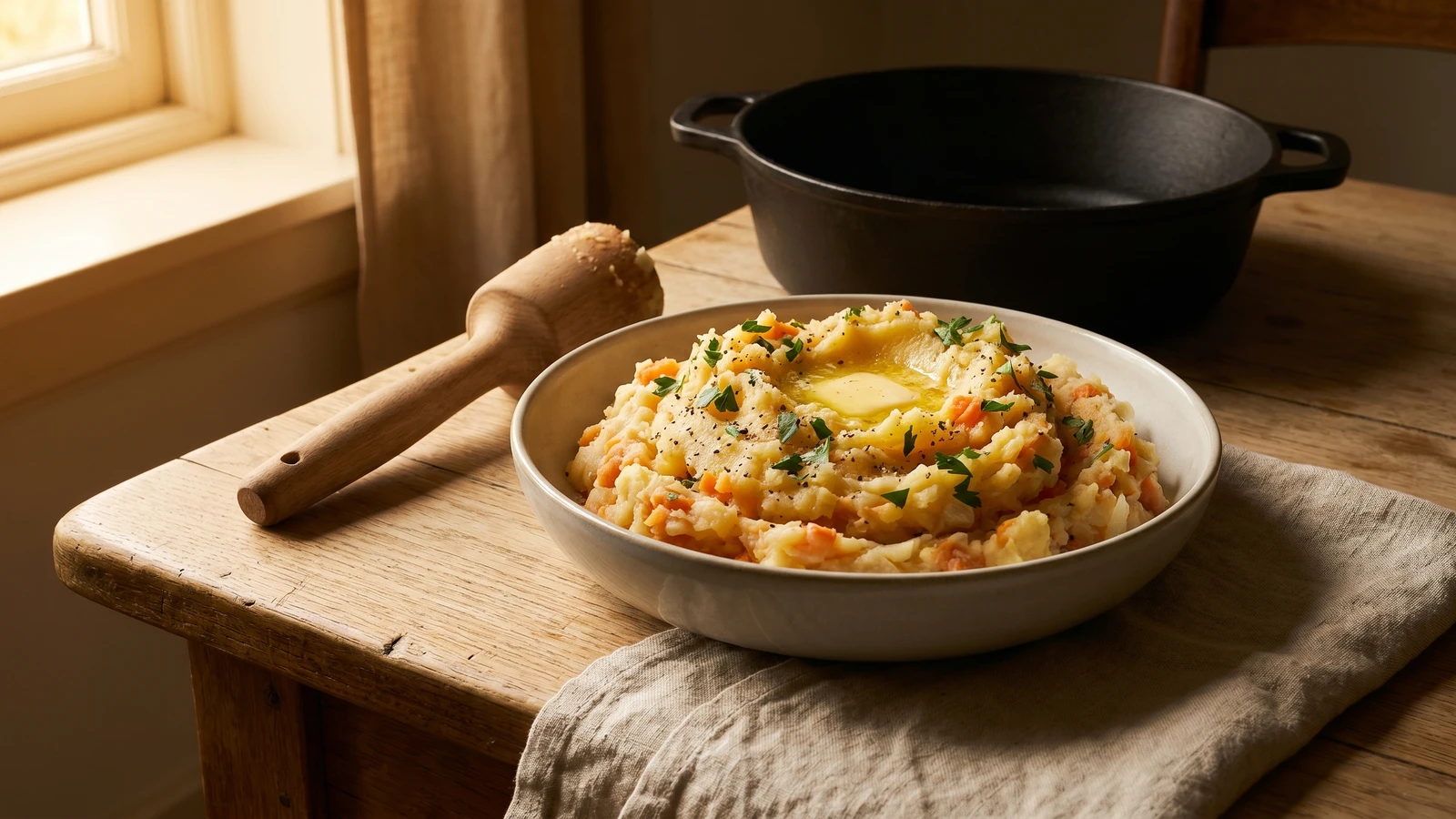 Hutspot (Dutch Carrot, Onion and Potato Mash)
