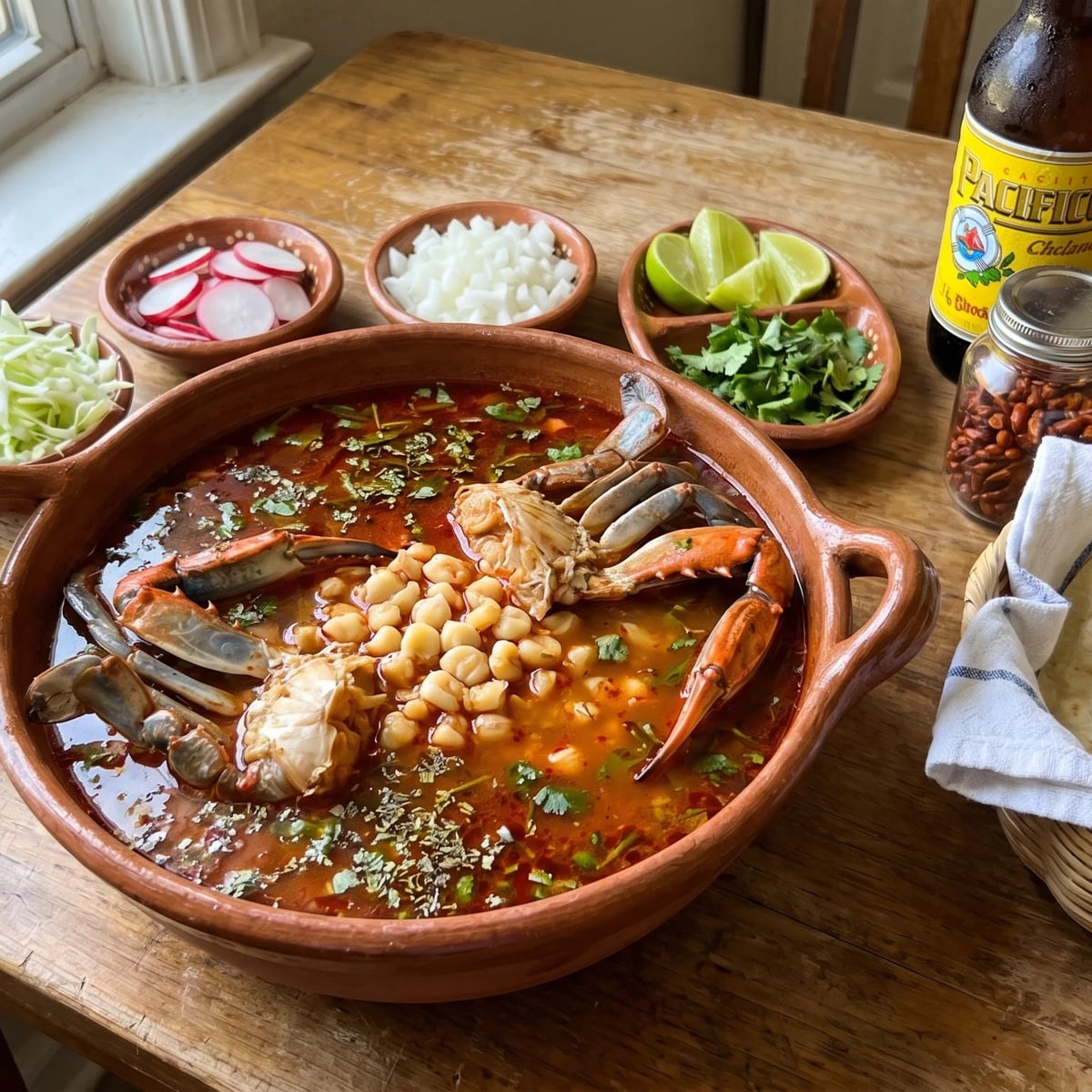 Pozole de Jaiba Sinaloense