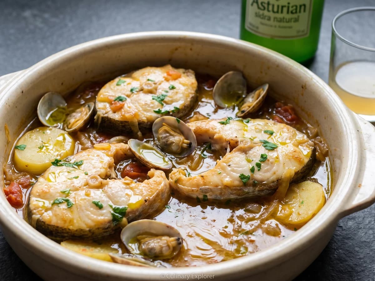 Merluza a la Sidra - Chef Isabel