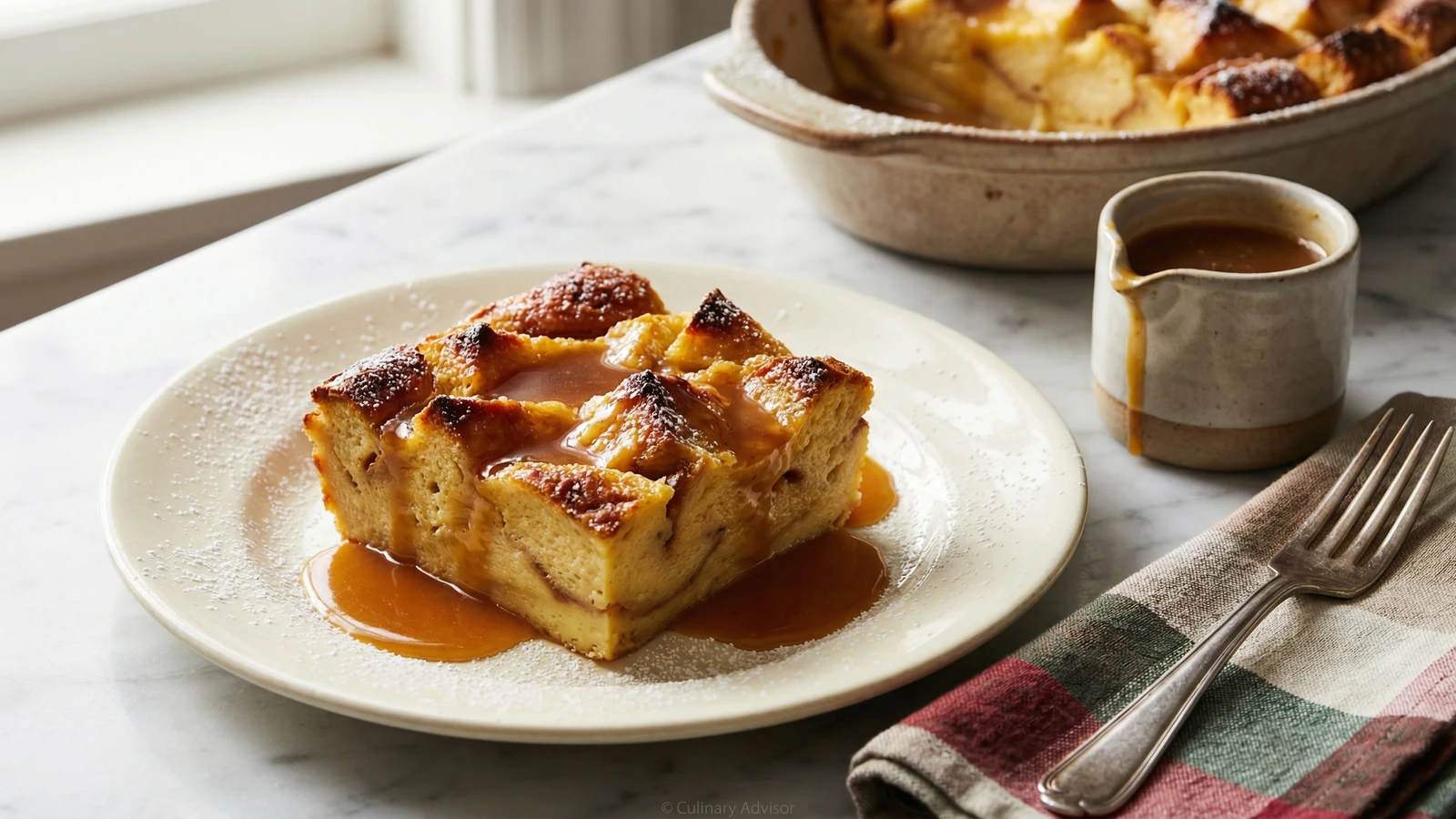 Bread Pudding with Bourbon Sauce