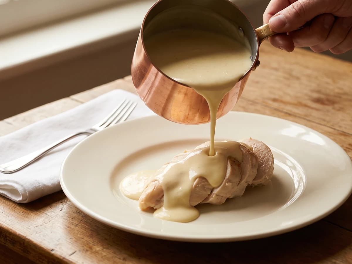 Ivory Sauce, or Albufera Sauce - Chef Juliette