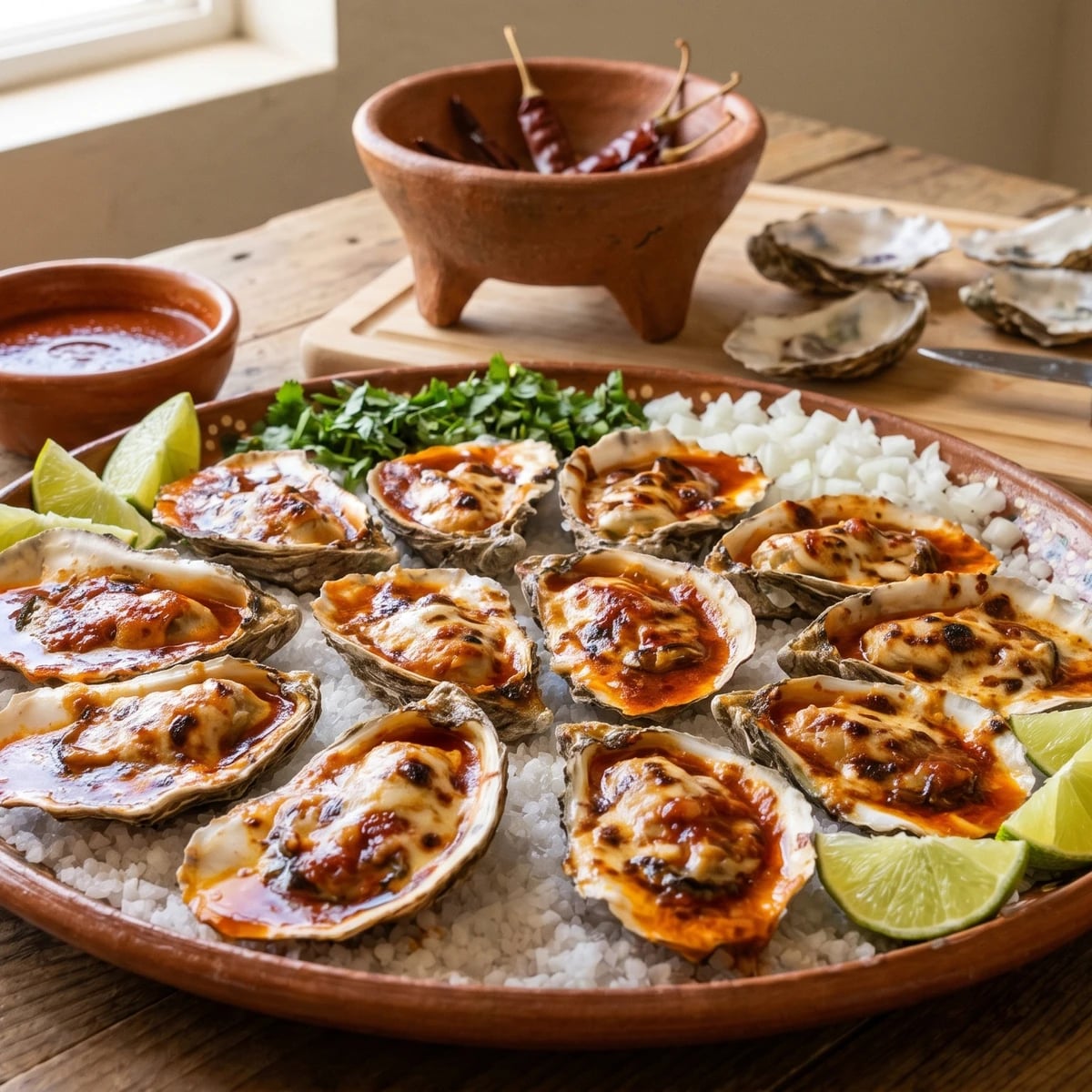 Ostiones a la Diabla Estilo Ensenada