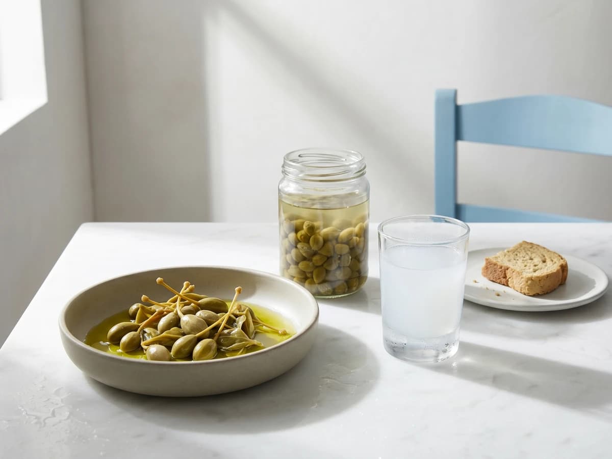 Cycladic Kapari Toursi (Κυκλαδίτικη Κάπαρη Τουρσί) - Chef Dimitra