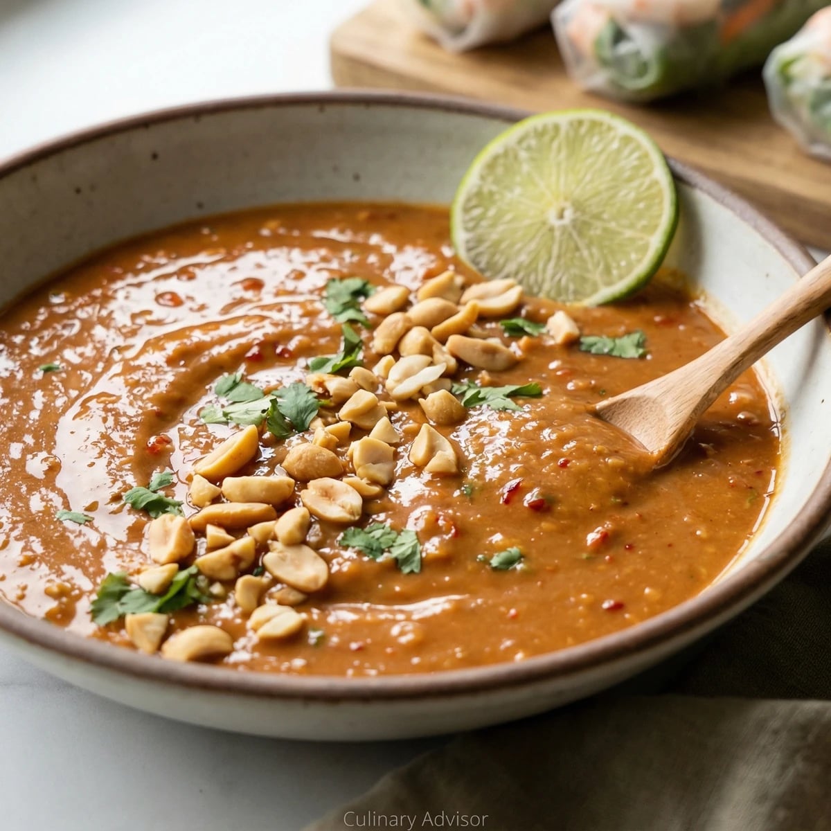 Spicy Peanut Dipping Sauce