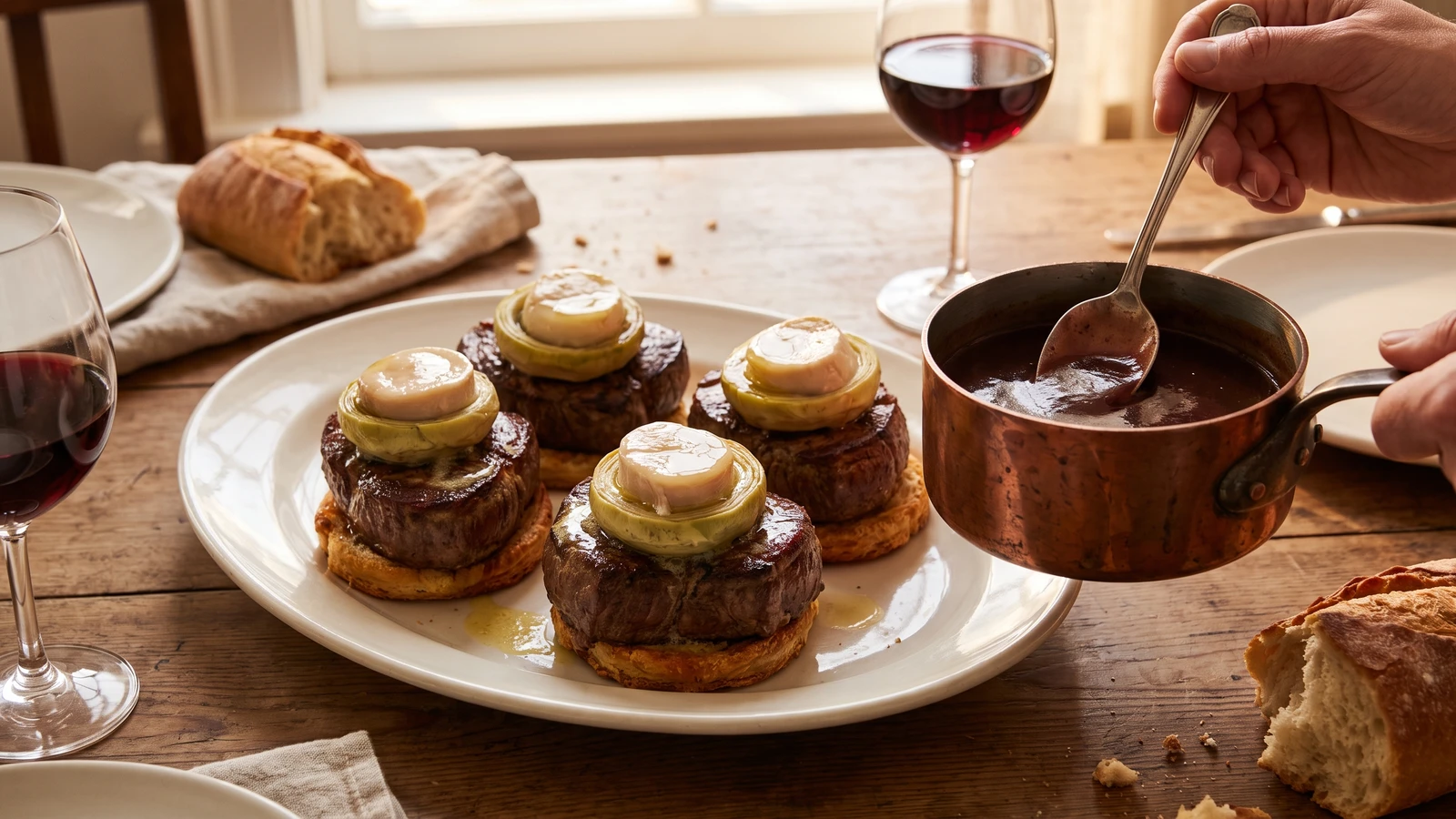 Tournedos Rachel