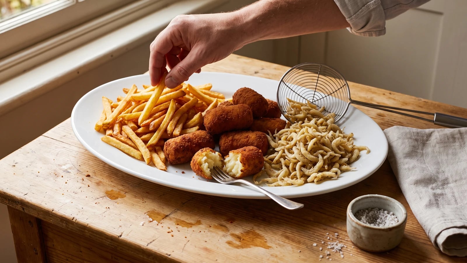 The Various Degrees of Heat Reached by the Frying Medium, and their Application