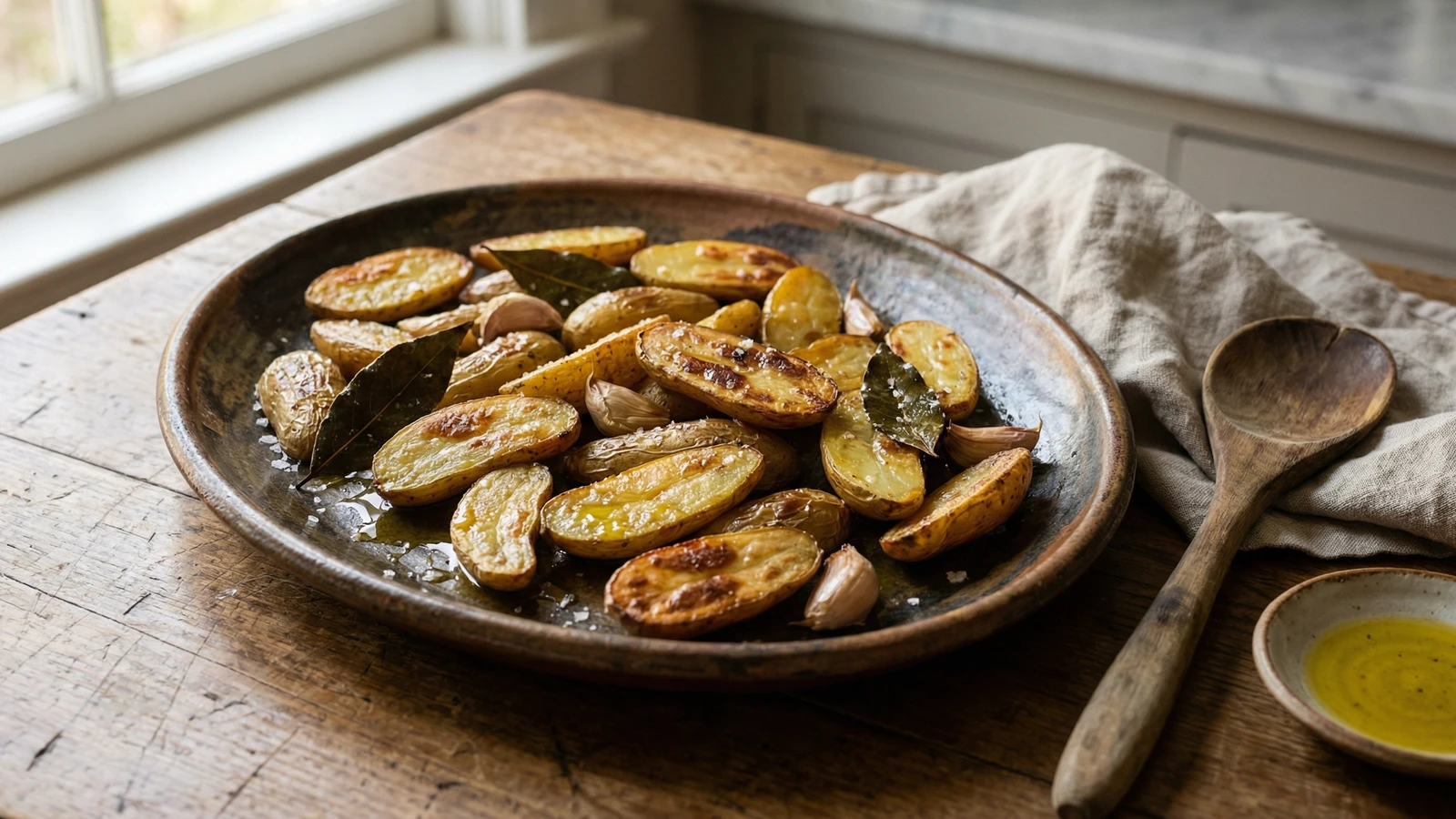 Fingerling Potatoes with Bay Leaves