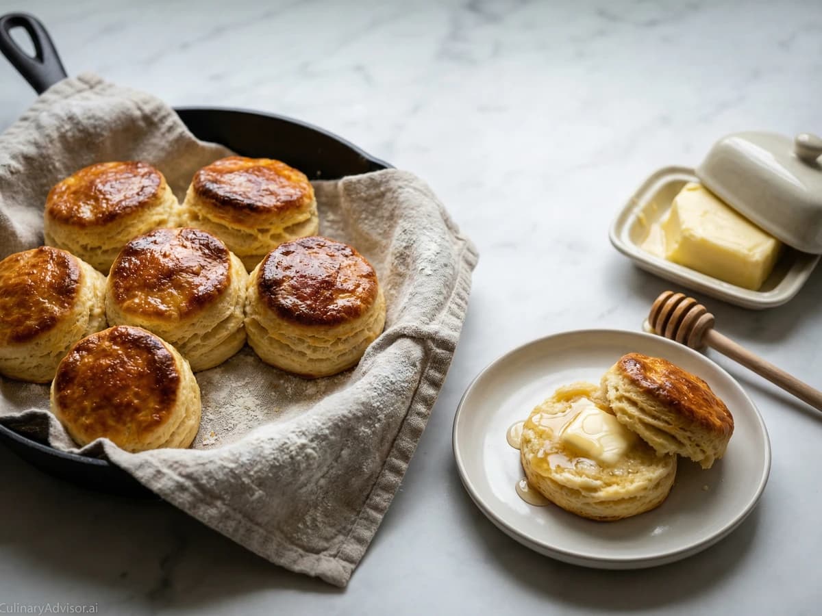 Fluffy Buttermilk Biscuits - Chef Dean