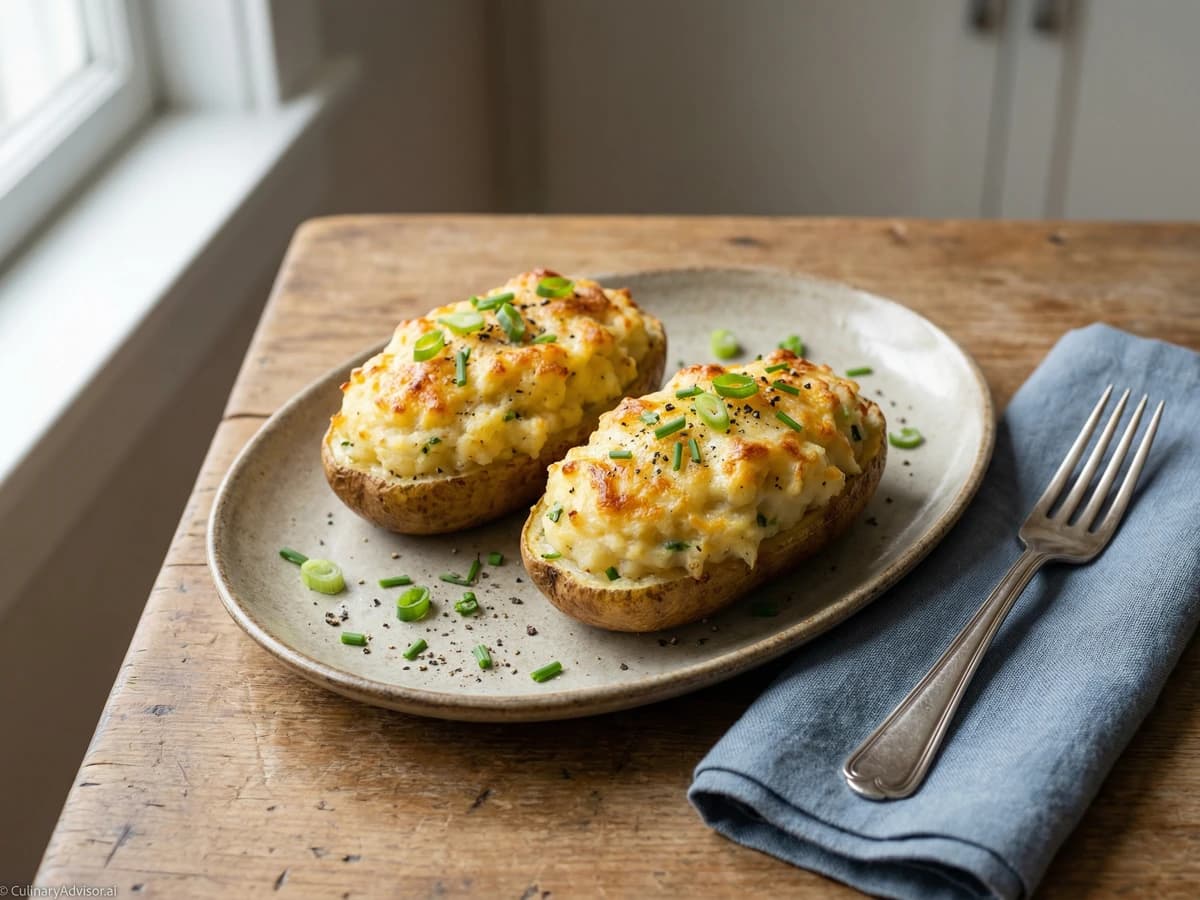 Twice-Baked Potatoes - Chef Dean