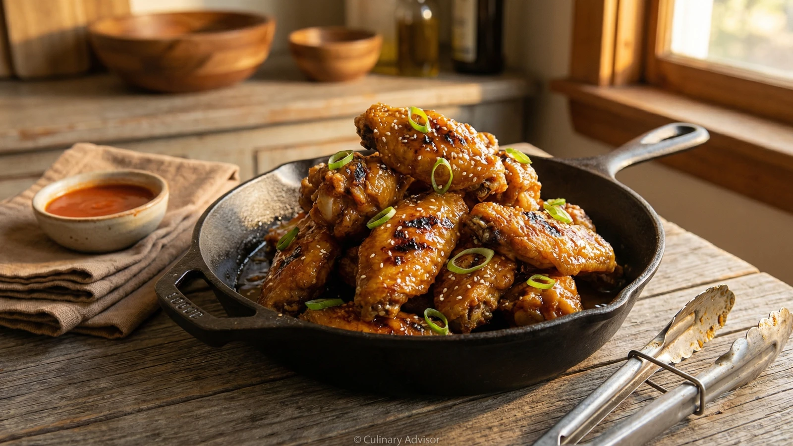 Honey Butter Bourbon Wings